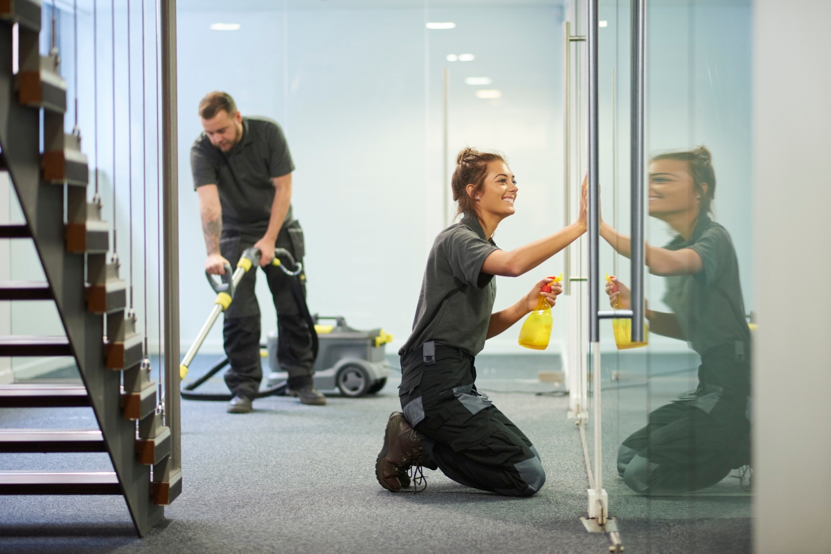 What does commercial cleaning mean